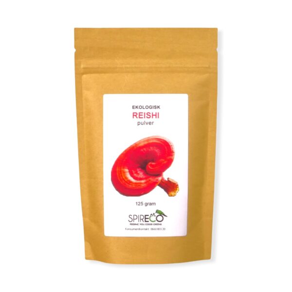 Reishi Pulver (Lackticka) Ekologisk 125g - Spireco