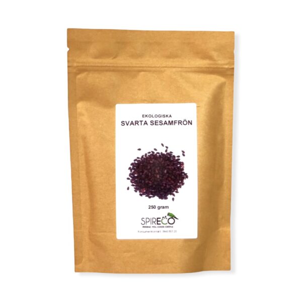 Svarta Sesamfrön Ekologisk 250g - Spireco