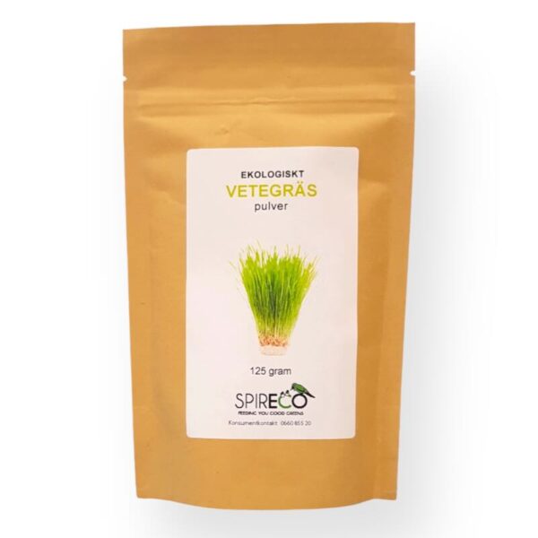 Vetegräspulver Ekologisk 125g - Spireco