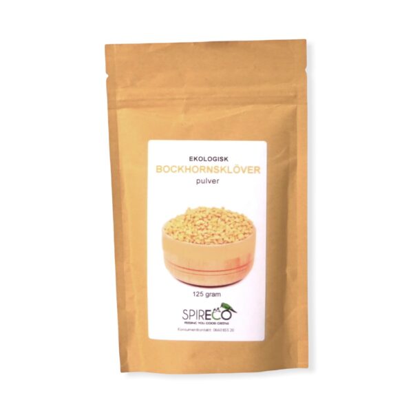 Bockhornsklöver Pulver Ekologisk 125g - Spireco
