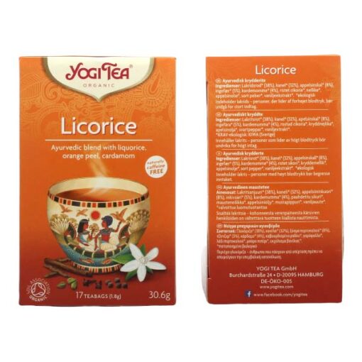 Yogi Tea Lakrits (Licorice) Ekologiskt 17 påsar