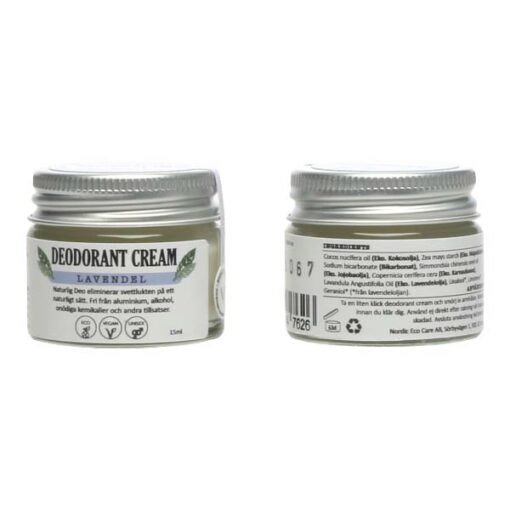 Aluminiumfri deodorant Lavendel Eko Vegan Unisex 15ml