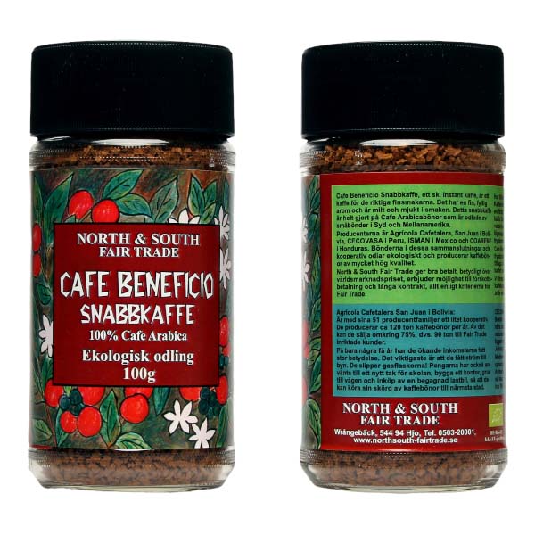Snabbkaffe Ekologiskt 100g - Cafe Beneficio