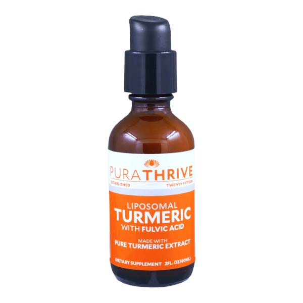 Gurkmejaextrakt Liposomal med Fulvosyra Flytande 60ml - Puratrive